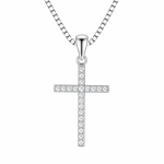 Halo Cross Pendant